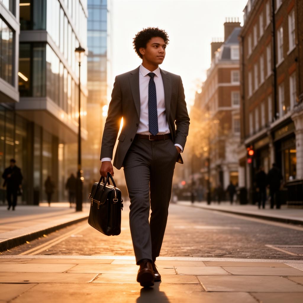 Young professional ready for the UK workplace