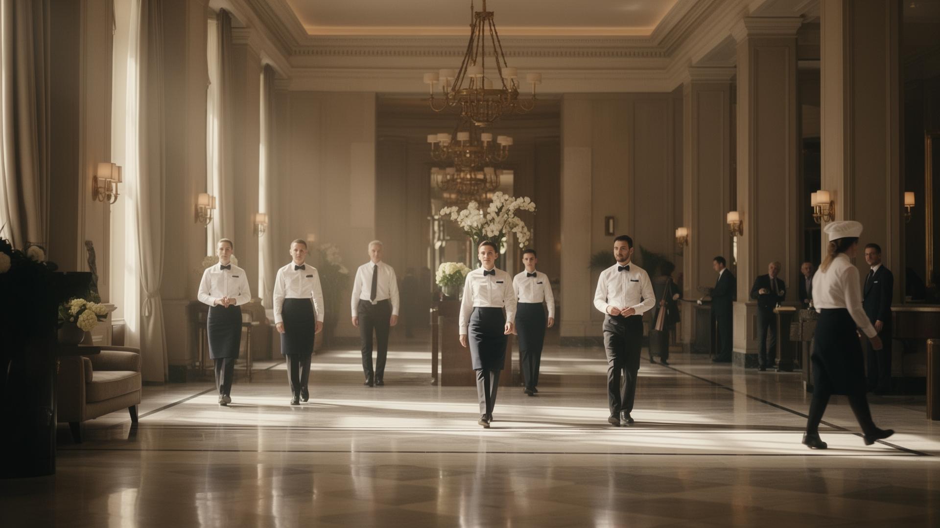 Premium UK hotel hospitality team